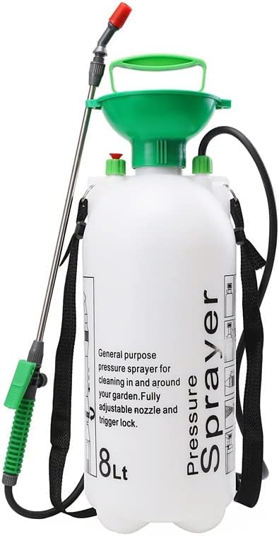 Sprayers Pump Action Pressure Sprayer with Pressure Release Valve, Home Garden Knapsack Sprayer Watering Cans Ideal for Pesticides, Insecticides, Funicides (Size : 8l)