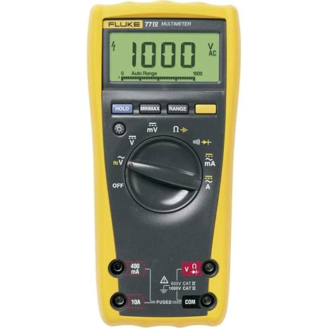 Fluke-77-4/eur,industrial Multimeter, 1000v Cat Iii, Europe
