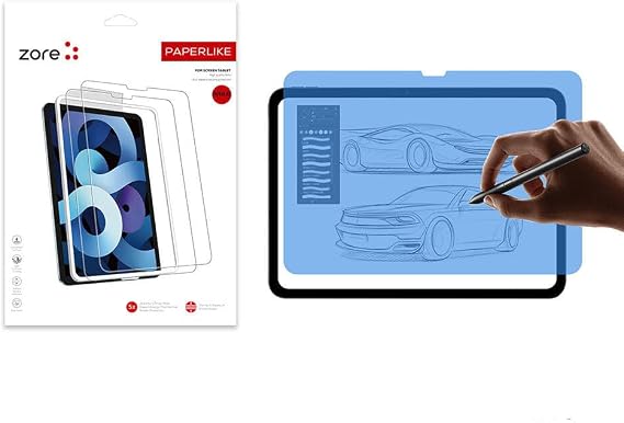Zore Apple ile uyumlu iPad Pro 11 2025 M5 Zore Paper-Like Ekran Koruyucu Şeffaf