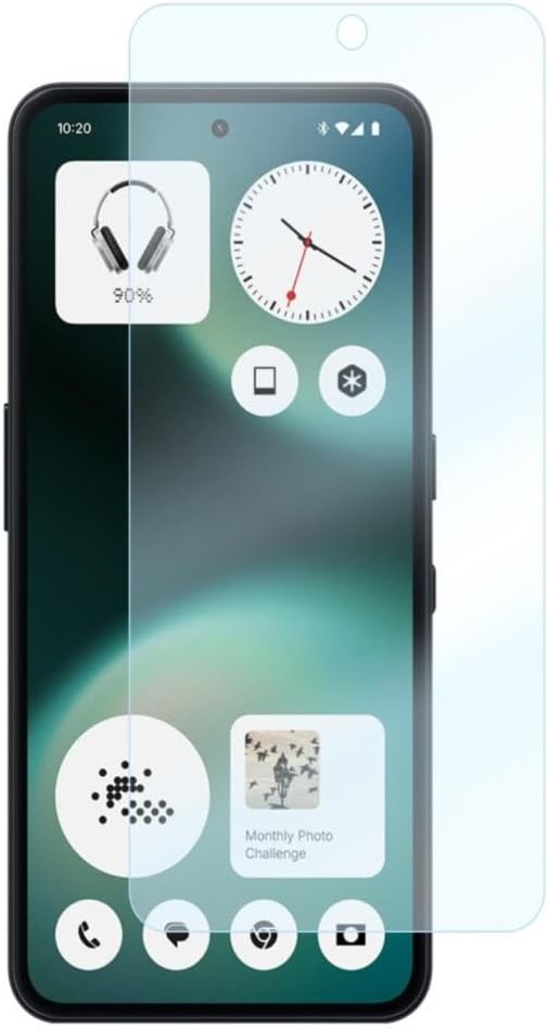 Engo Nothing Phone (3a) İle Uyumlu Ekran Koruyucu 9H Temperli Kırılmaz Esnek Nano Cam, Çizilmeye Ve Darbeye Dayanıklı Koruma, HD Şeffaf