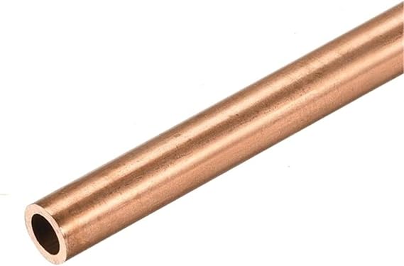 1PC/2PCS Copper Alloy Hollow Straight Pipe Copper Round Tube 3mm-6mm Internal Diameter 300mm Length Tubing For DIY Crafts Industrial Fittings (Color : 4x3x300mm 2pcs)