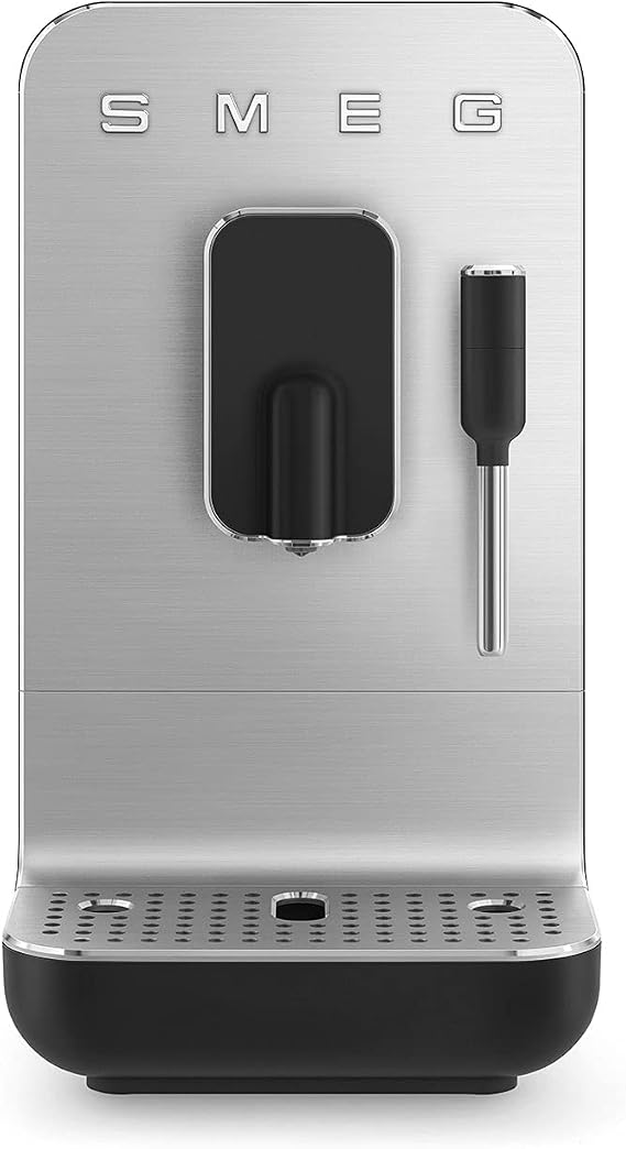 Smeg 50's Style BCC12BLMUK Espresso Coffee Machine - Matt Black
