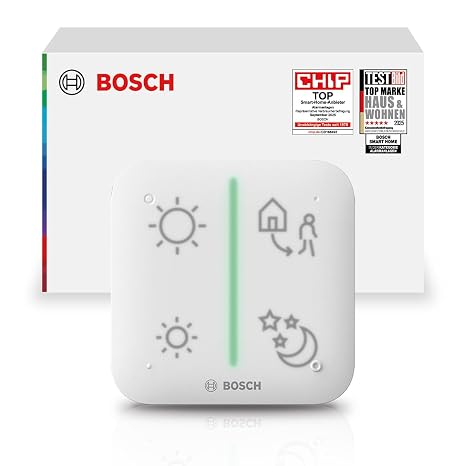 Bosch Smart Home Universal Switch II for Easy Control of Smart Devices Configurable for 4 Assignable Buttons