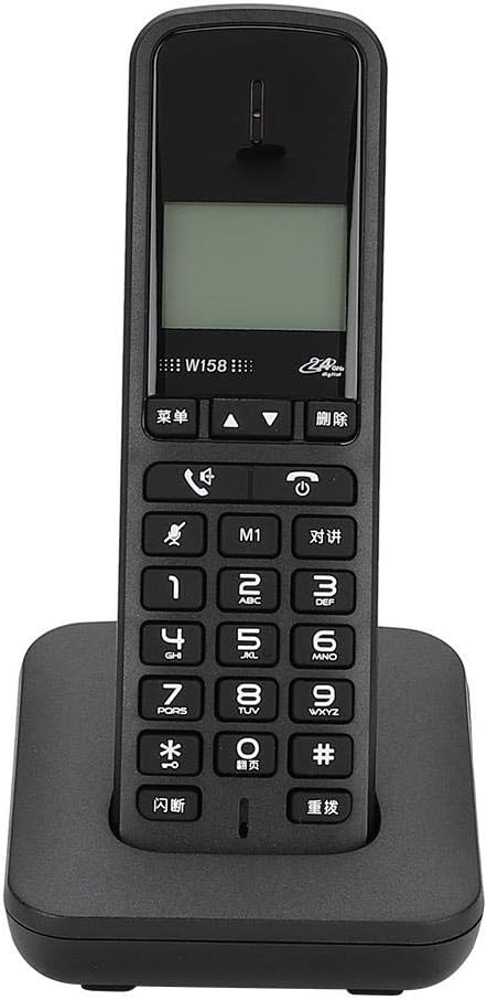 Vbestlife Landline Telephone Hands Free Volume Adjustable Noise Cancelling Desk Wired Phone for Home Office Hotel Black