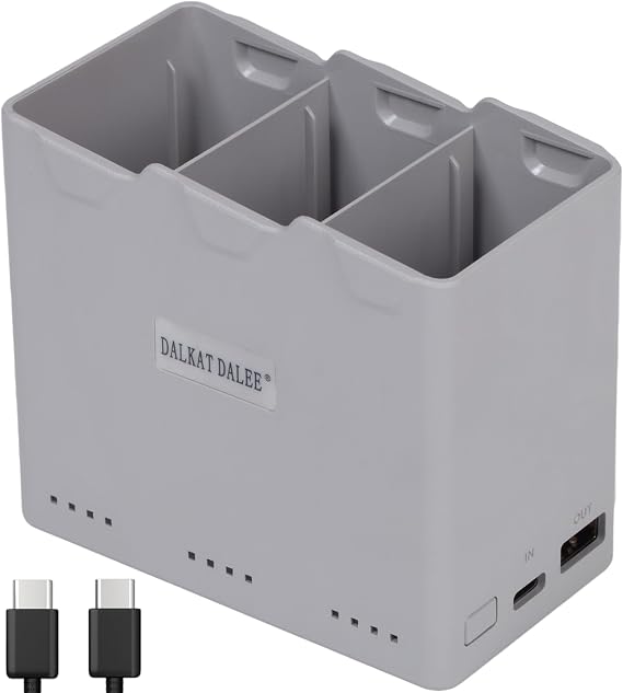 DJI Mini 5 Pro、Mini4 Pro、Mini 3 Pro、Mini3、双方向バッテリー充電器用インテリジェント双方向充電ハブ バッテリーは含まれていません