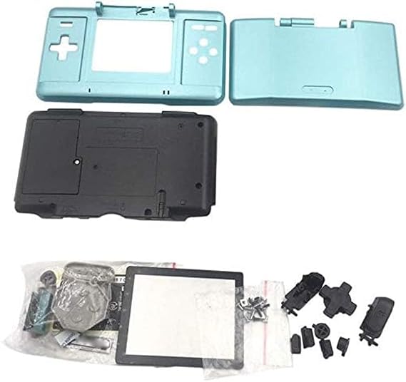 Replacement protective Skin Case Housing Shell Case Accessories for DS NDS Game Console Light Blue