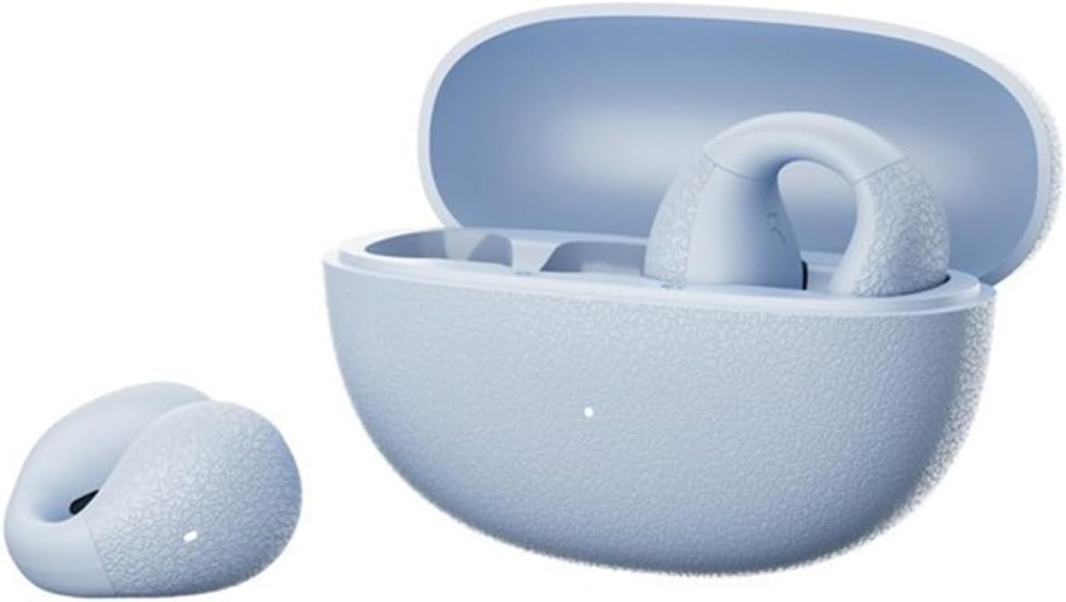 Qcy C10 Crossky Bluetooth Küpe Kulaklık Çift Mikrofon Çift Cihaz Bağlantısı Kristal Ses Netlik Ipx4,Mavi