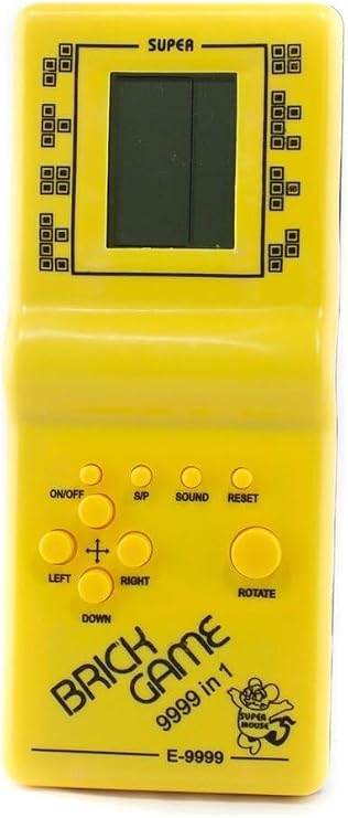 Game Boy Tetris Atari Oyunları Nostaljik Ürünler Brick Game Oyuncak El Atarisi - Sarı