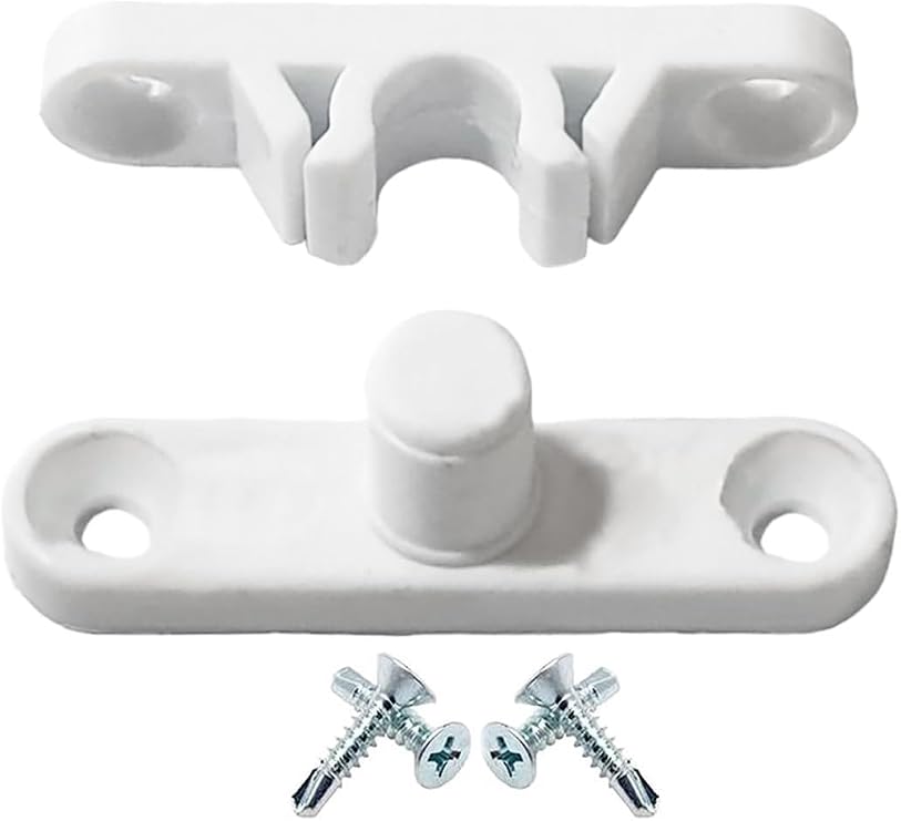 Pvc Kapı Pencere Sineklik Beyaz Plastik Çıt Çıt Kilit Menteşe Küçük Boy 4Cm - 10 Adet, 01505101101101