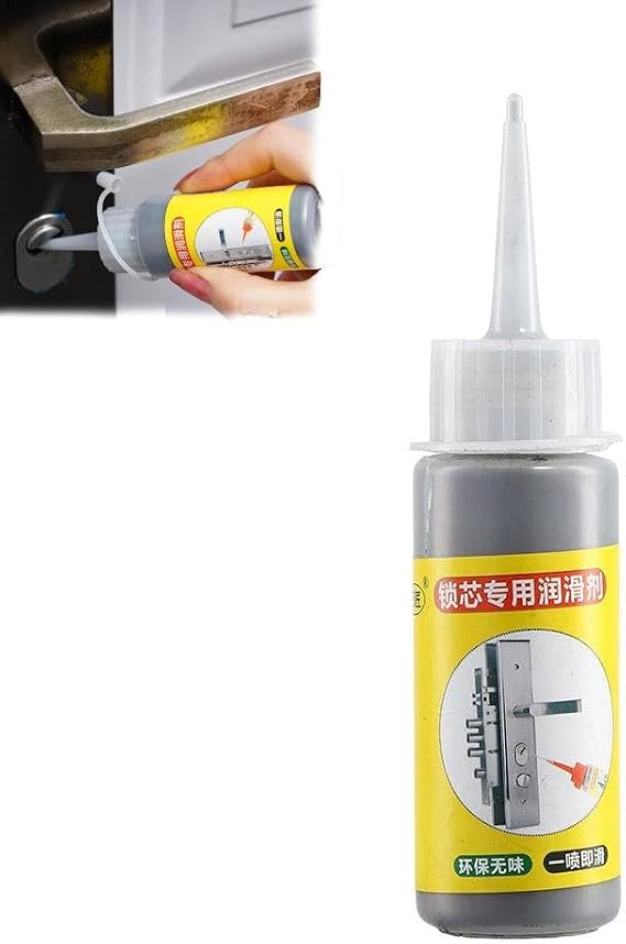 Generic Graphite Powder Lubricant, 60ml, Lock Lubricant, For Door Window Locks & Mechanical Applications