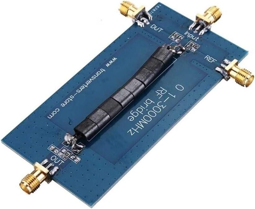RF Yansıma Köprüsü, 0.1-3000 MHz Geniş Bant, SMA Konnektörlü, SWR Anten Analizörü, SDR Uyumlu
