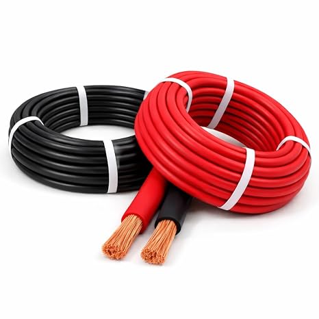 MKGT Hi-Flex 16mm2 110 Amp Automotive Starter/Inverter/Welding/Battery PVC Cable Wire (Black, 5 Metres)