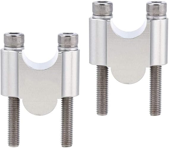 CNC Handlebar Riser Bars Kit 22mm Motorcycle Compatible with ATV Dirt Bike Off Road