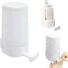 Soap Grinder Wall-Mounted, Bar Soap Dispenser, Leakproof Bar Soap Grinder for Hand Washing, No Drilling Waterproof Soap Container Grinder for Travel Kitchen Bathroom (1pcs)