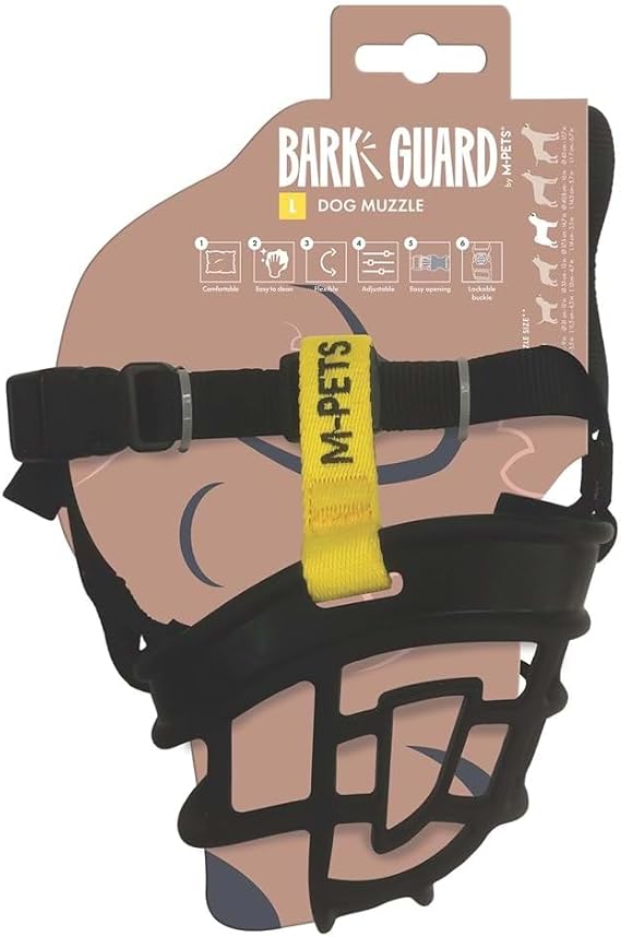 M-pets Bark Guard AĞizlik (l) Black/yellow