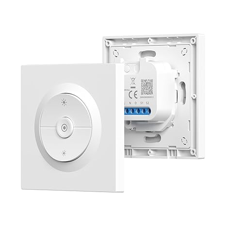 SONOFF Fusion, Orb-ZBDIM(MINI-ZBDIM-E), Zigbee Smart Dimmer Switch, Neutral Wire Required, for Dimmable LED/Incandescent/Halogen Lamps, Compatible with Alexa & Google Assistant