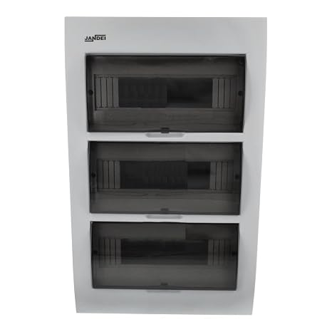 Jandei - Electrical Distribution Box Recessed Mount Interior 36 modules Translucent cover