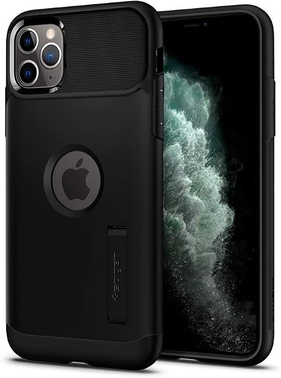 Spigen Apple iPhone 11 Pro Kılıf Slim Armor Black - 077CS27099