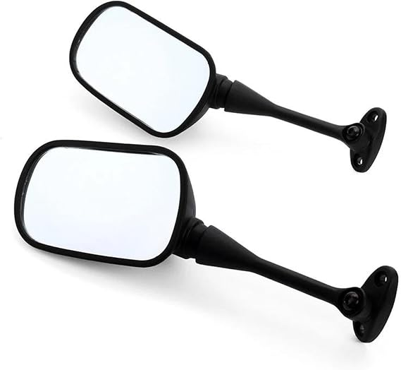 Motorcycle Mirrors For CBR600RR For CBR 600 For RR CBR1000RR For CBR 1000 For RR 2003 2004 2005 2006 2007 Left Right Motorcycle Rear View Mirrors 2pcs Black Handlebar Mirror