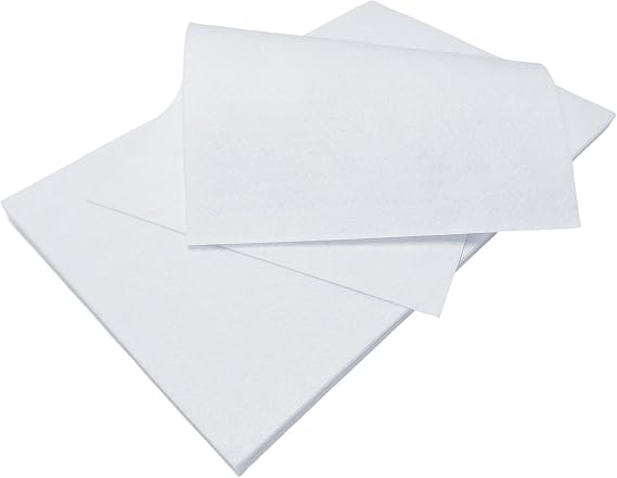Jtnohx White Felt Sheets, Colour Felt Fabric for Crafts, 12 Pcs 1mm Thick 20x30cm Soft Fabric Square for Handicraft DIY and Sewing Projects