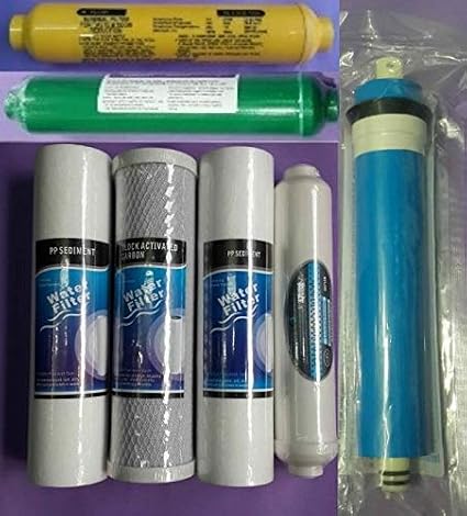 7 Li Filtre Seti Takım Mineral + Alkali Su Arıtma Cihazları Filtresi