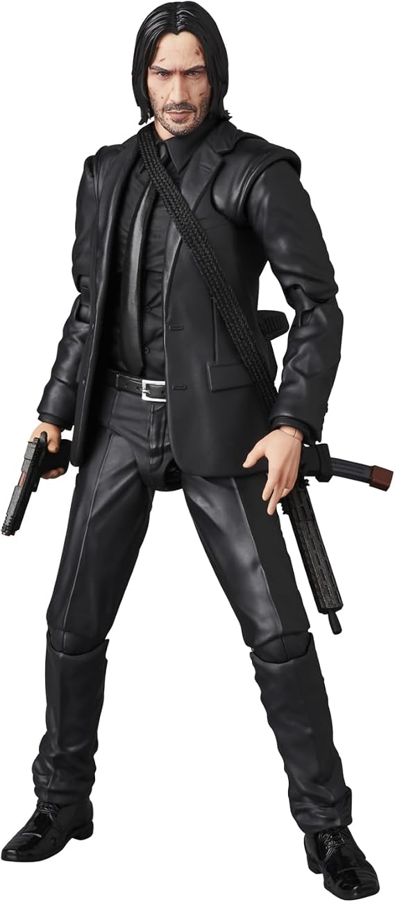 MAFEX No. 233 JOHN WICK CHAPTER 3, Total Height Approx. 6.3 inches 160 mm, Non-scale, Pre-painted Action Figure