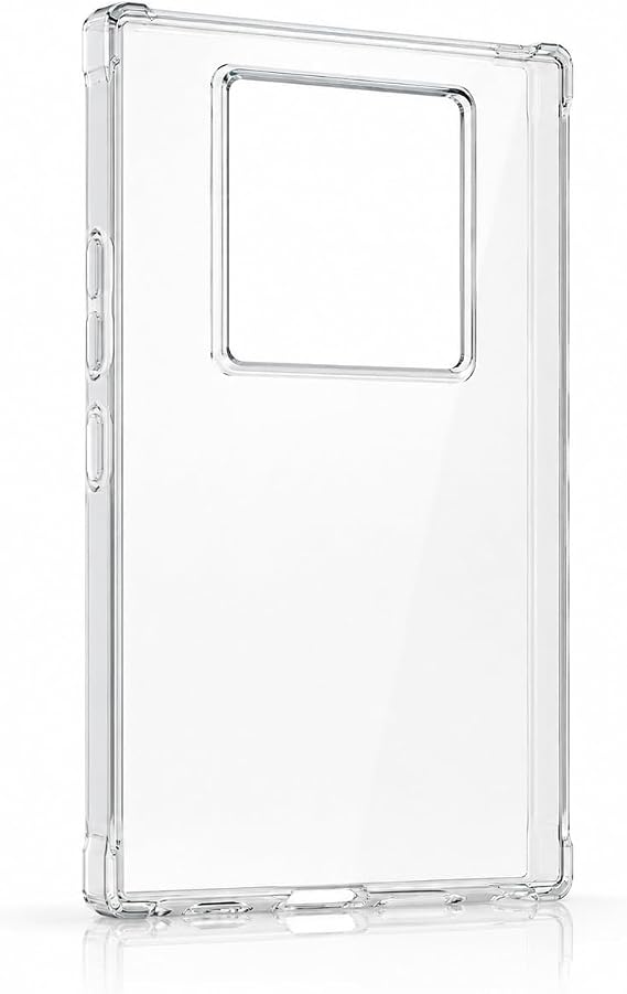 クリスタルクリアシリコン携帯電話カバー Unihertz Titan 2対応
