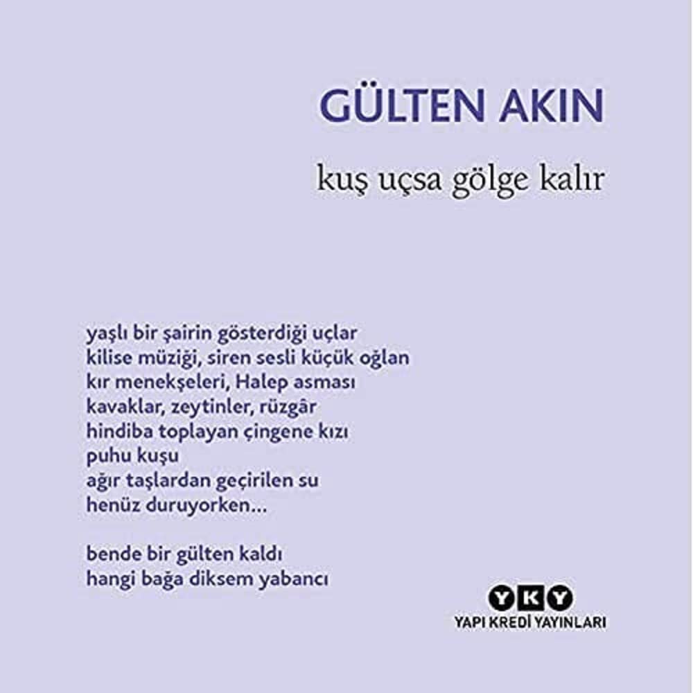 Kuş Uçsa Gölge Kalır Kağıt Kapak – 1 Mayıs 2007