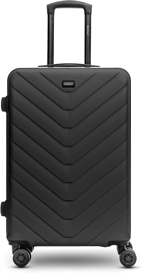 REDOLZ Essentials 07 Trunk Item, black, Koffer M (67 cm), Suitcase