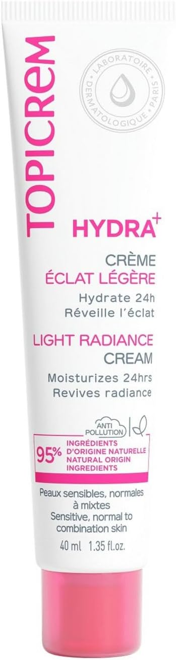 Topicrem Hydra+ Light Moisturizing Radiance Cream 40ml