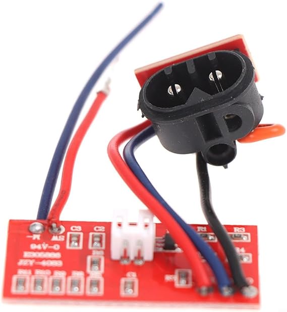 Replacement Motherboard Assembly For WAHL 8591 8504 8148 Electric Hair Clippers, PCB Circuit Board For Charging Socket, Red Plastic Metal Repair Part