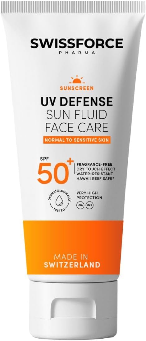 SWISSFORCE Face Sunscreen SPF50+ Invisible Finish Water Resistant 50 ml
