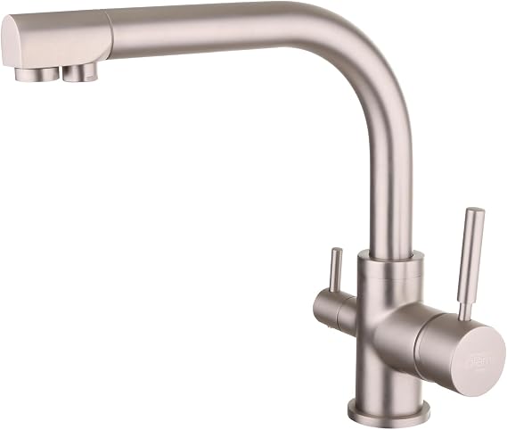 Supreme 3 Way Kitchen Filtered Tap in Brushed Nickel