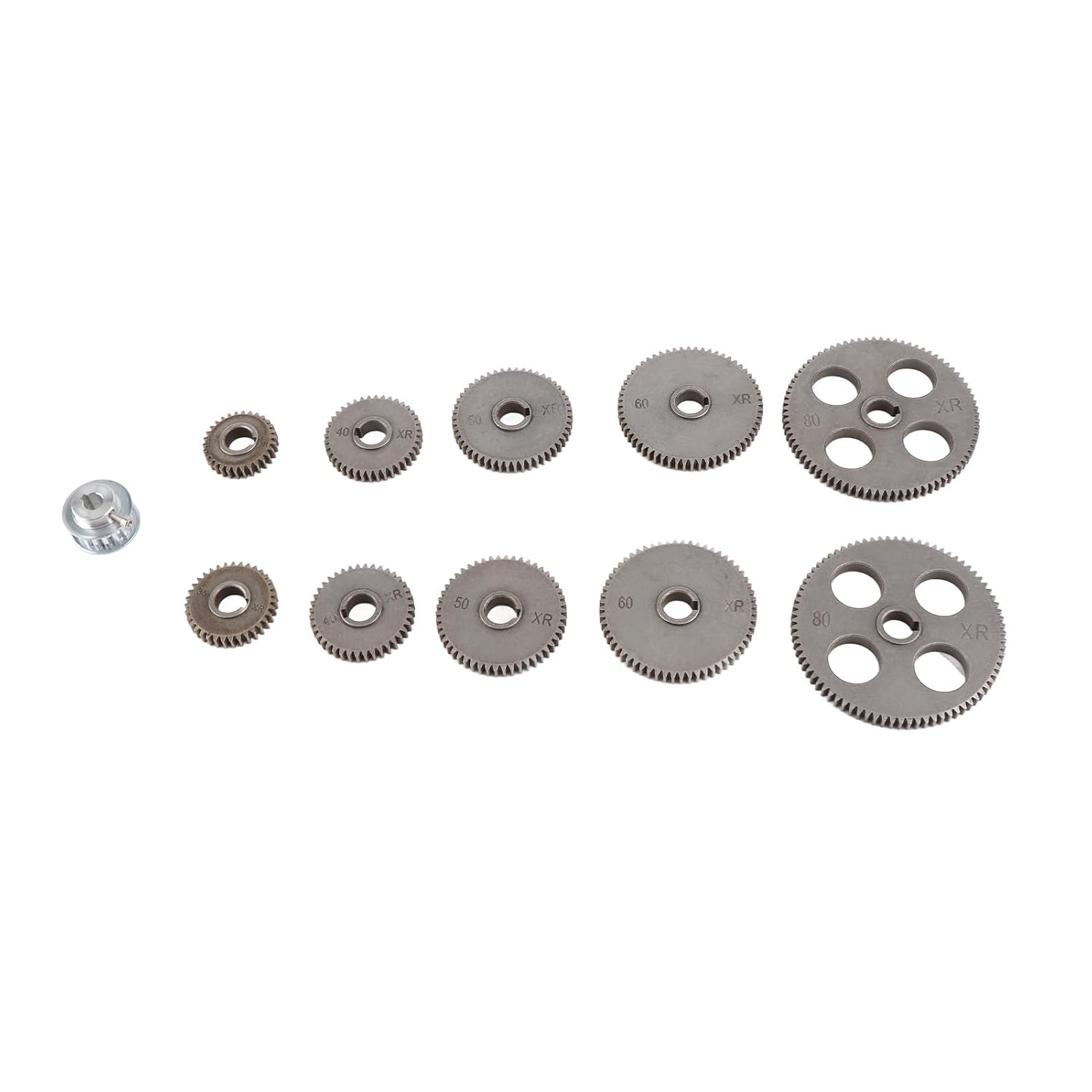 Lathe Gear Machine Set 11pcs Kit Cutting Work Ht250 Grey Iron Metal Lathe Gear