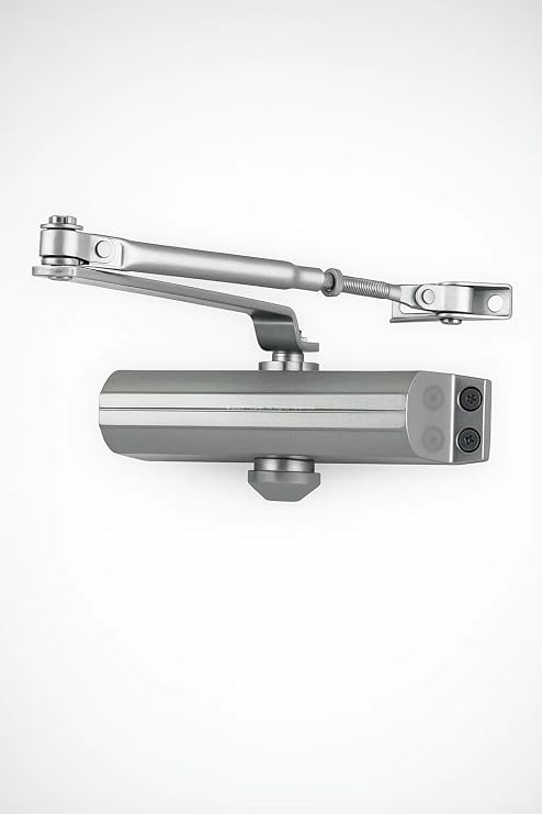 Kapı Hidroliği, İki Kademeli Hız Ayarı, Tersine Çevrilebilir, Sol ve Sağ Kullanım, Ayarlanabilir Kollar, Ahşap Ve Metal Kapılar, 180° Açılabilir, 30-60 Kg Kapasite, 900x2100 mm Uyumlu (No:3)