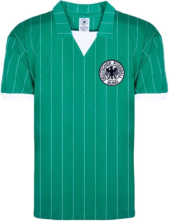 Score Draw West Germany 1982 Away Retro Shirt