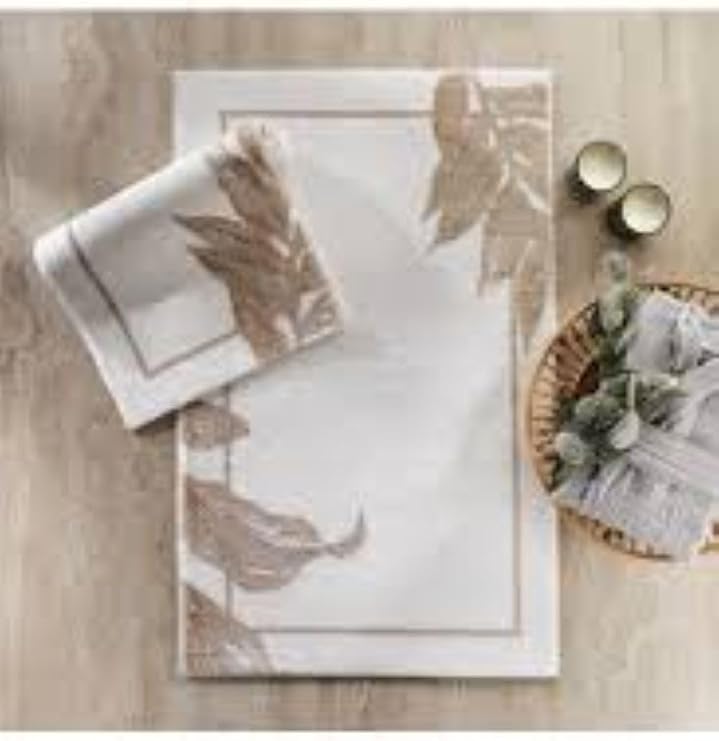 Schafer Home Leafy 2 Li Pamuk Floş Banyo Paspası-Gri