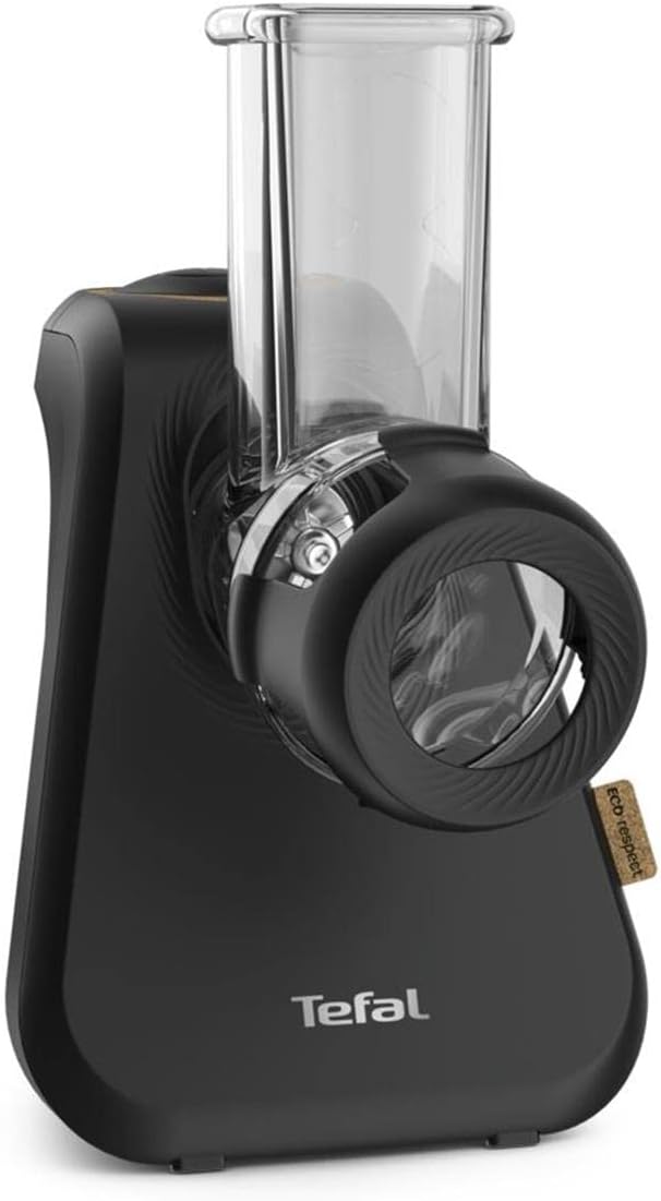 Tefal MB77EN Eco Respect grater | 200 W engine | 3 different cone heads | economical design | 9% recycled plastic | black
