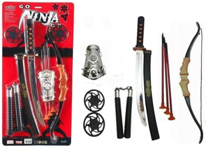 Oyuncak Ninja Seti 8 Parça