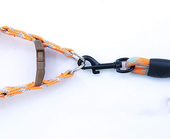 Dog Collars Harnesses Durable Adjustable Anti- Pet Supplies for Small Large Dogs Blue 0.4 * 47.2in (0.8 * 120cm)