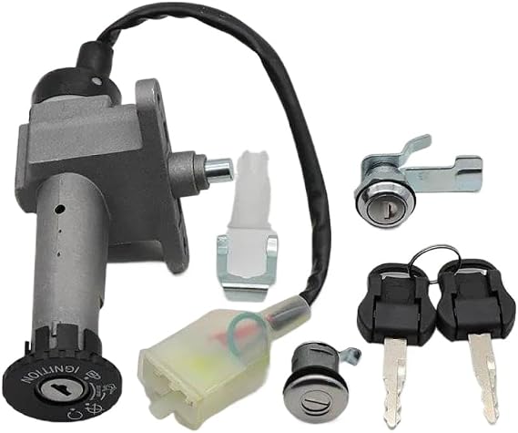 Motorcycle Ignition Switch Lock Compatible With 14 125/50/200 XS125T-16A XS125T-17A
