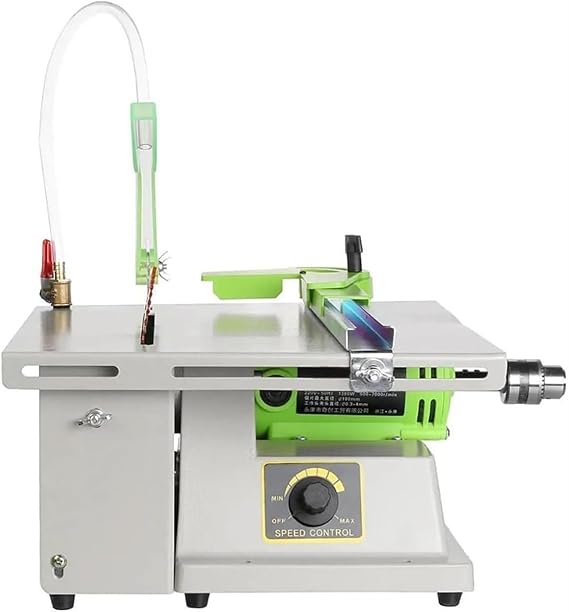 Gem Faceting Machine, 500-7000RPM Integrated Jade Stone Cutting Angle Machine, with Mechanical Handle Rock for Jewelry, Jade, Gem