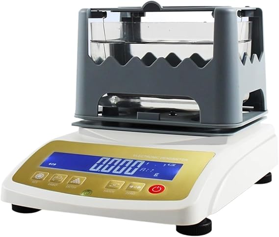 Digital Precious Metal Gold Purity Tester with High Precision Density Meter Solid Gravimetric Analyzer for Gold Platinum(600K)