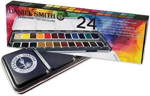 Daniel Smith 極細水彩ハーフパン 24色セット V2