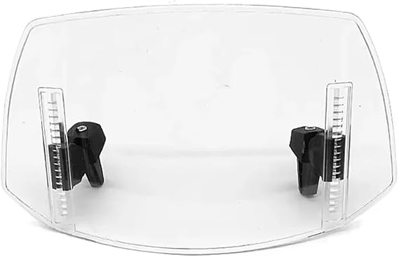 Wind Deflector Motorcycle Windshield Deflector Adjustable Heighten For Benelli TRK 251 TRK702X TRK502 800(TRANSPARENT)