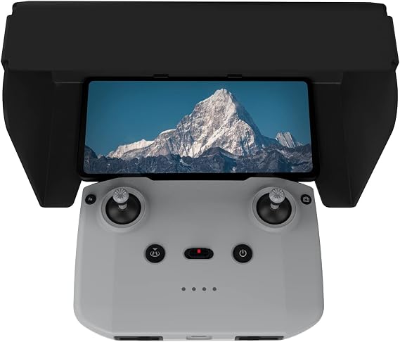 Foldable Remote Control Sun Shade for DJI Mavic 3 Mini 3 Pro Mini 2 Air2 Air 2S Evo Lite Nano Hood for RC Controller Blackout Cover Sun Hood for Drone's Controller