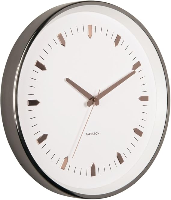 KARLSSON Arrow Batons Gunmetal Wall Clock