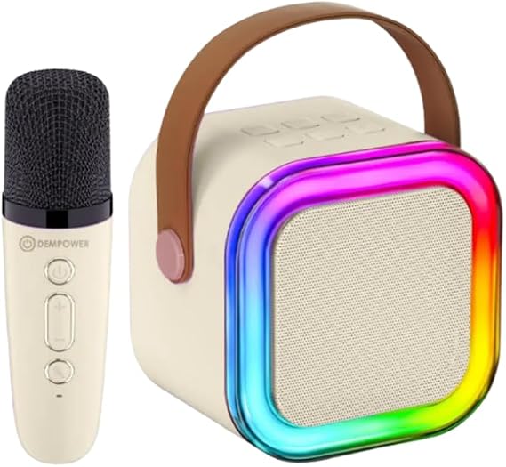 Karaoke HoparlÖr Setİ Mİkrofon + Rbg/bluetooth Ses Bombasi
