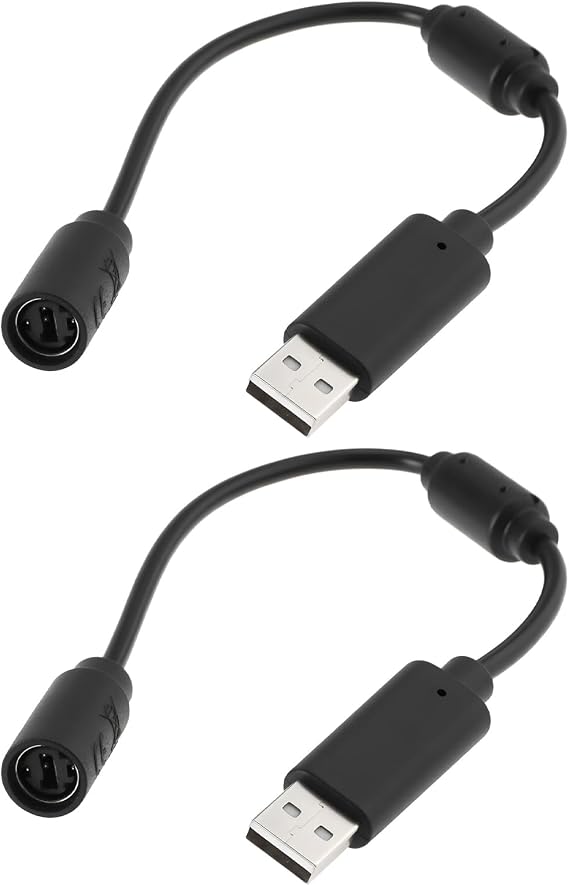 Create idea 2Pcs USB Cable Plug Breakaway Cord Compatible with Logitech G920 G923 G27 G29 Steering Wheel, Compatible with Xbox One/360