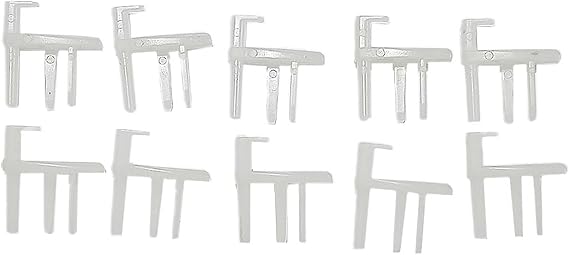 Compatible with Seitz Flyscreen Caravan Motorhome Window Blind End Clips SP042019Z 5 Pairs L/H & R/H